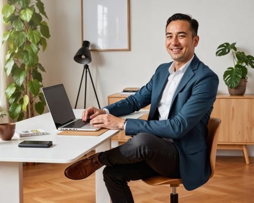 businessman-working-home-office